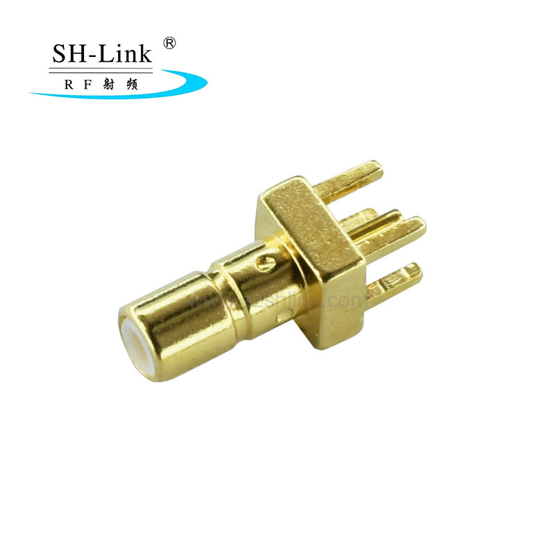 SSMB Male RF Coaxial connector 4 Pins Square Stand Connector PCB Panel Mount Plug Jack Connector